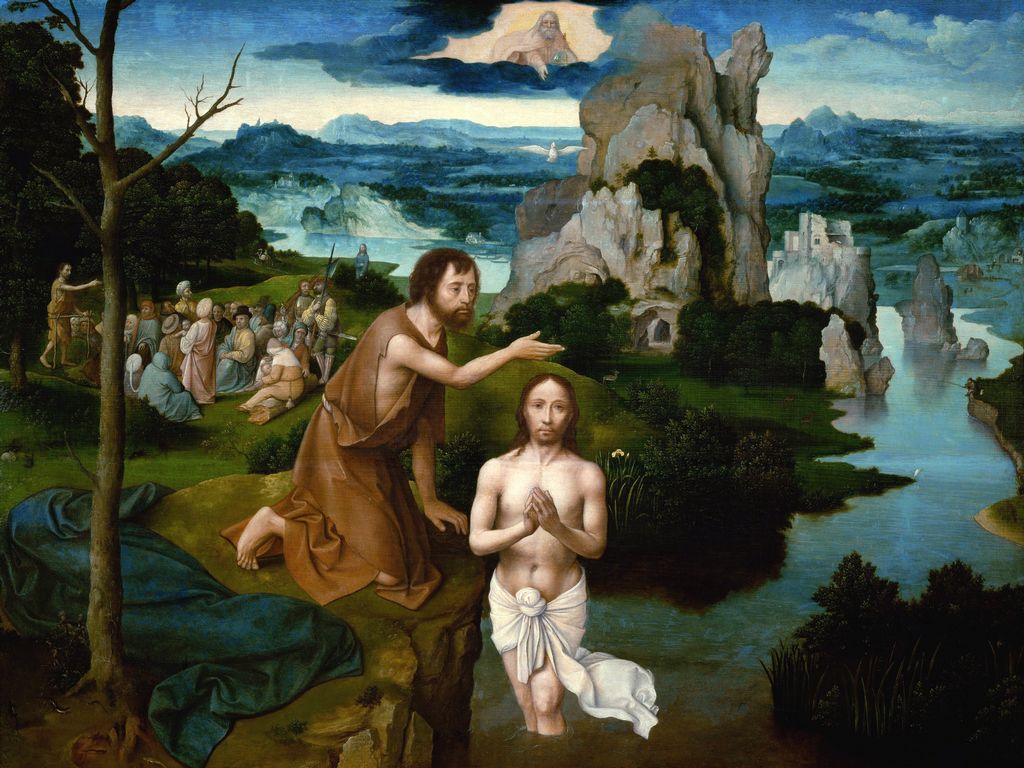 Sumber: http://commons.wikimedia.org/wiki/File:Joachim_Patinir_-_The_Baptism_of_Christ_-_Google_Art_Project_2.jpg